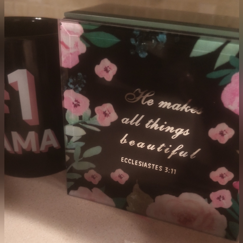Floral Jewelry Box w/CUP🆕🌺+Bundle Deal